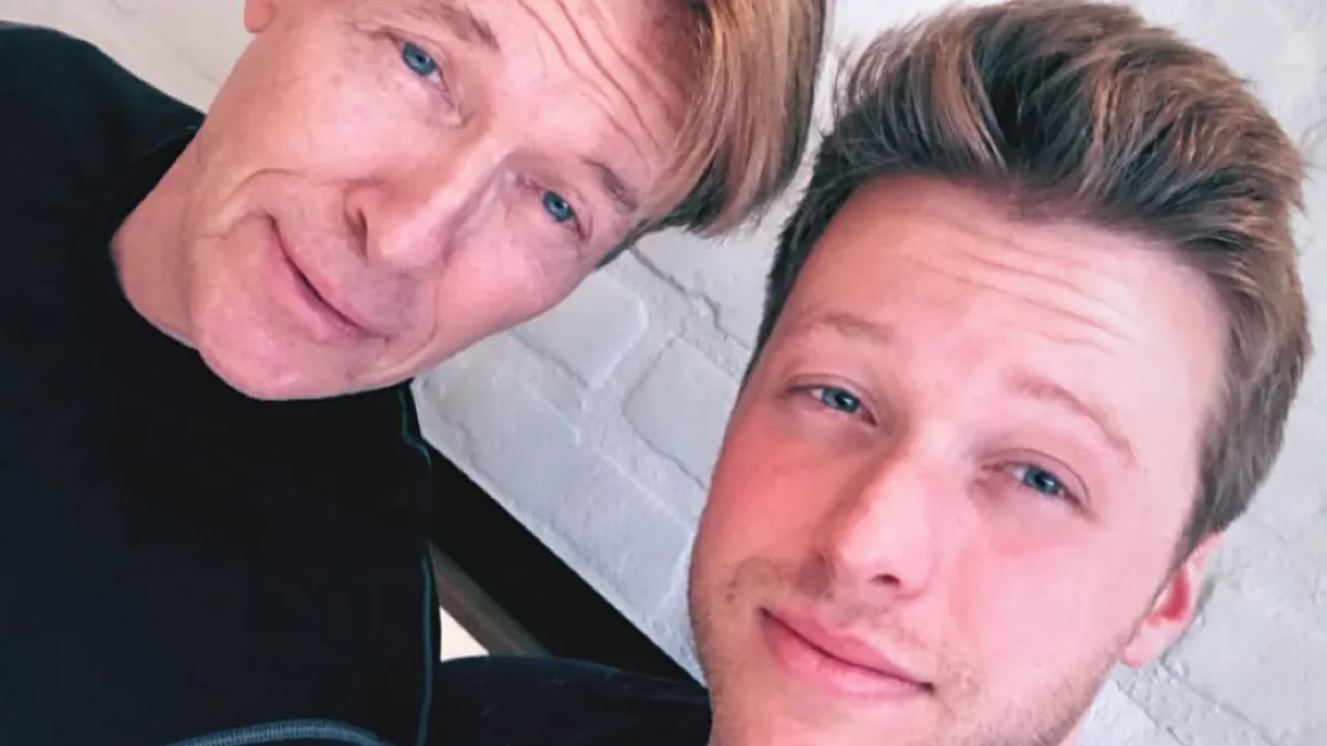 Actor Jack Wagner's Family Album With Sons Harrison and Peter
