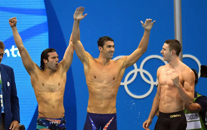 August 14 2016 Michael Phelps Body Evolution