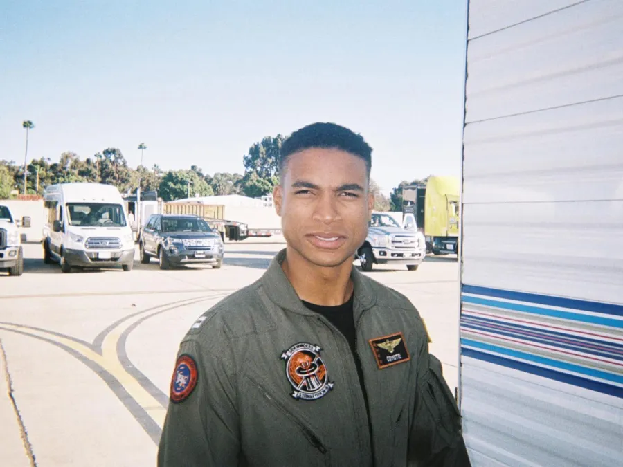 Best Hottest Behind Scenes Photos From Top Gun Maverick Greg Tarzan Davis