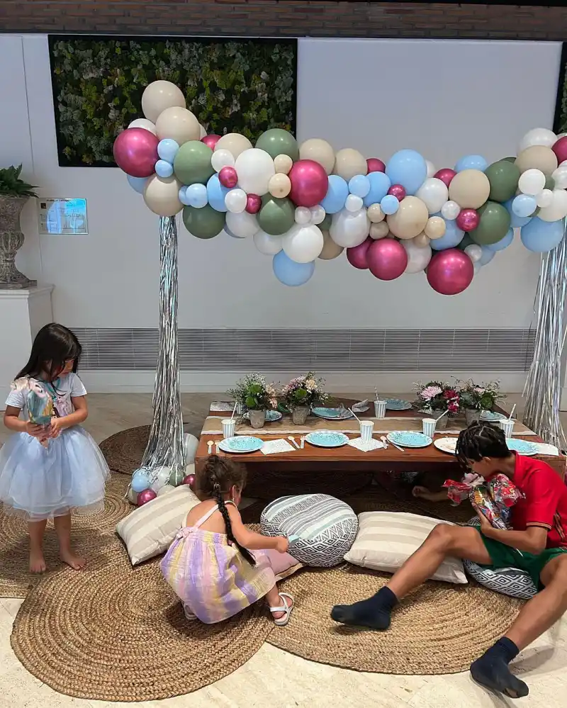 Cristiano Ronaldo Celebrates Twins Eva and Mateo's 5th Birthday