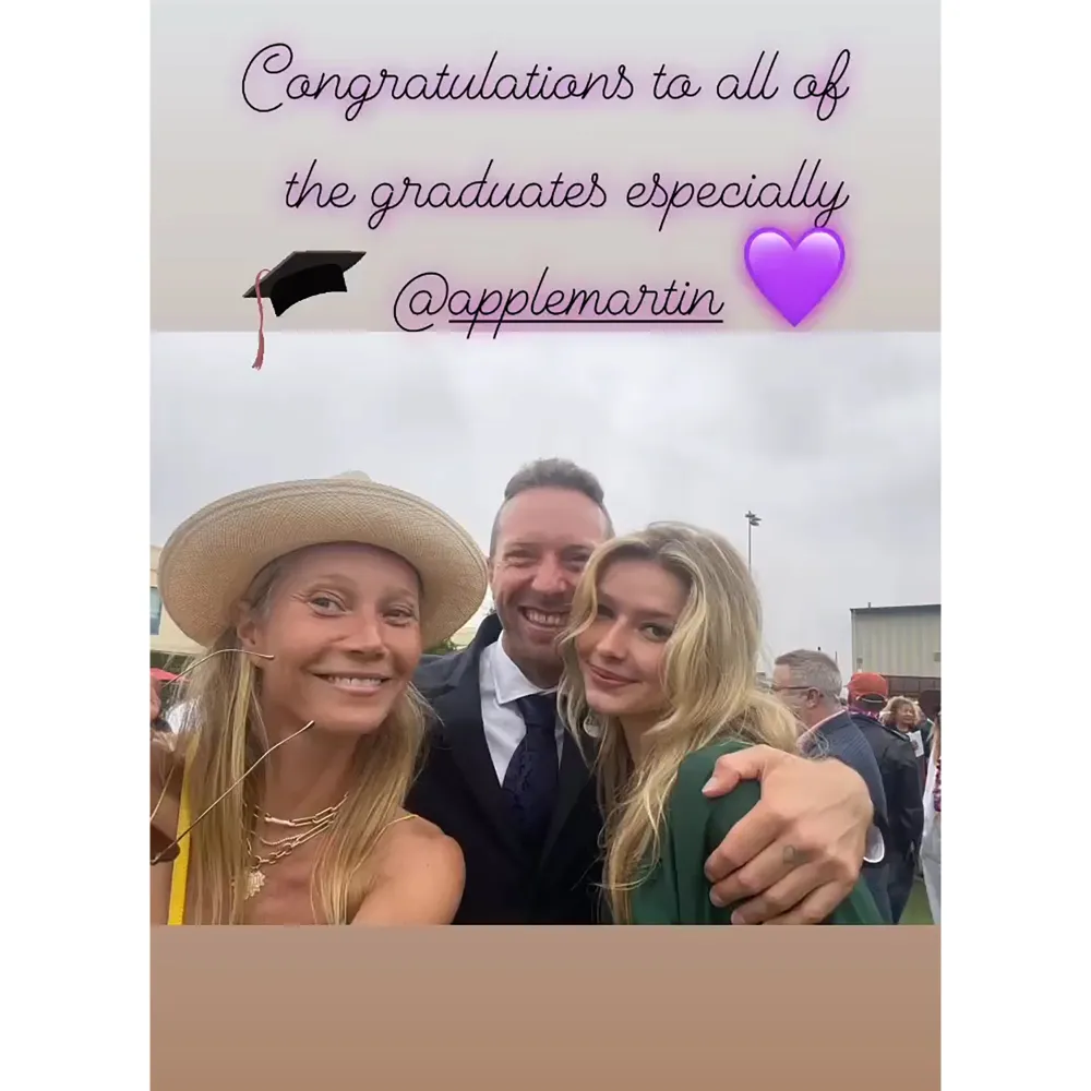 Gwyneth Paltrow Celebrates Daughter Apple&rsquo;s High School Graduation With Ex-Husband Chris Martin