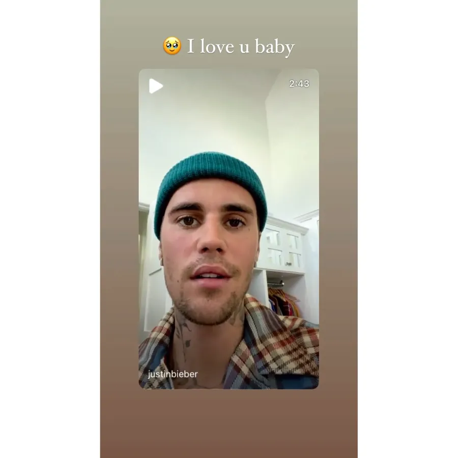 Hailey Bieber Supports Husband Justin After His Ramsay Hunt Syndrome Diagnosis: ‘Love U Baby’