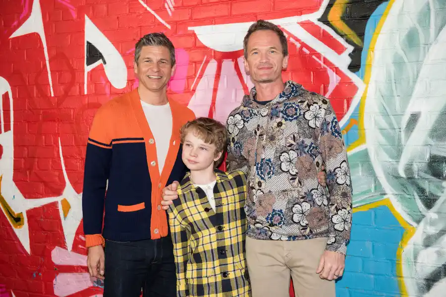 Neil Patrick Harris and David Burtka with son Gideon