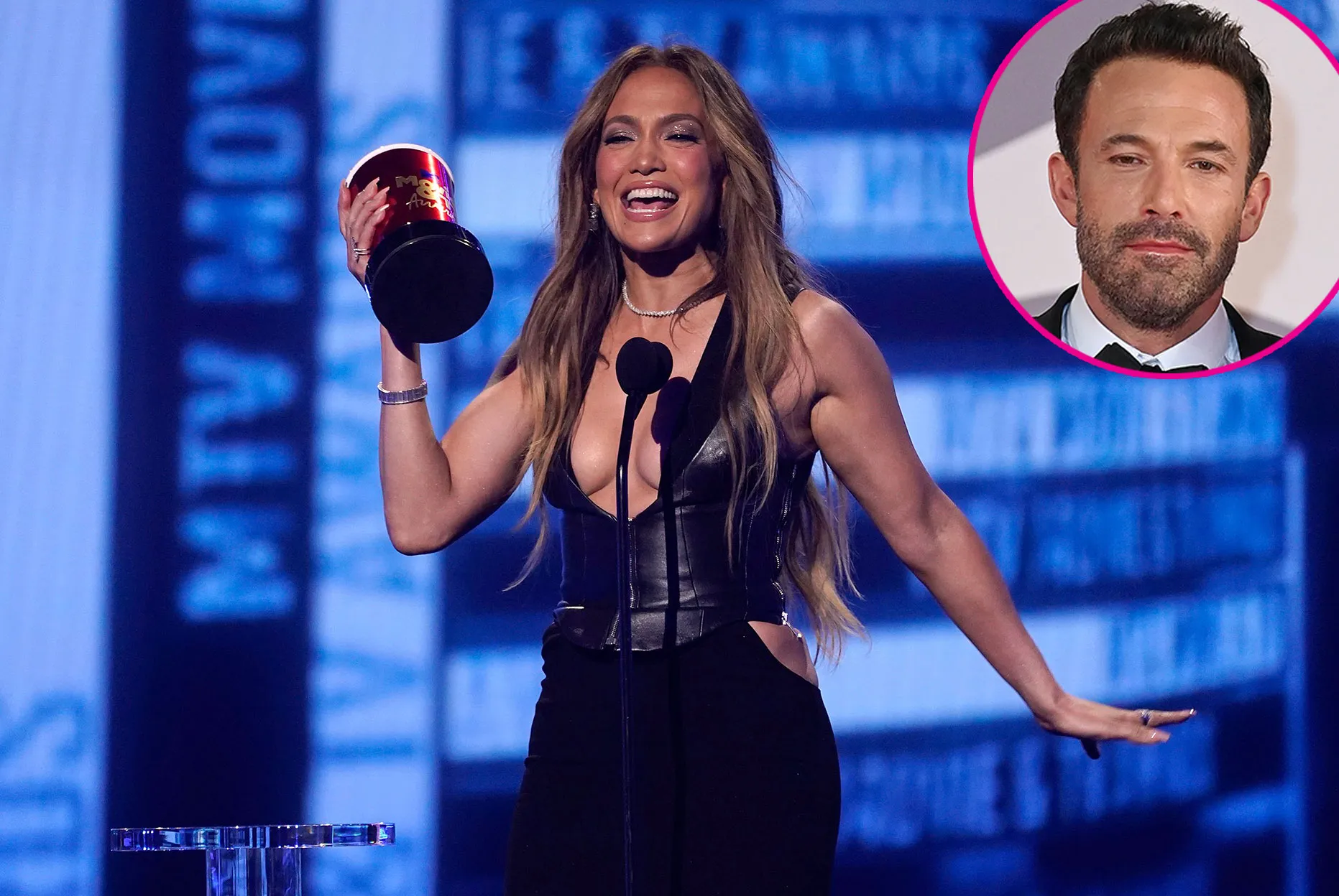 Jennifer Lopez Gives a Shout Out to Boyfriend Ben Affleck While Accepting the Generations Award at the 2022 MTV Movie & TV Awards