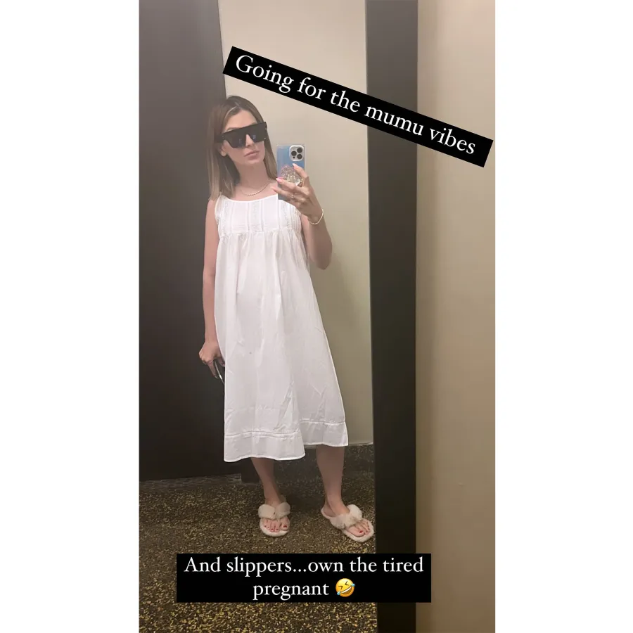 Keeping It Casual Hilaria Baldwin Shares Baby Bump Ahead of 7th Child