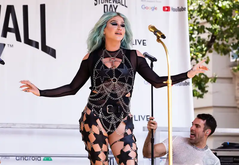 Kesha Performs at Stonewall in NYC for 2022 Gay Pride