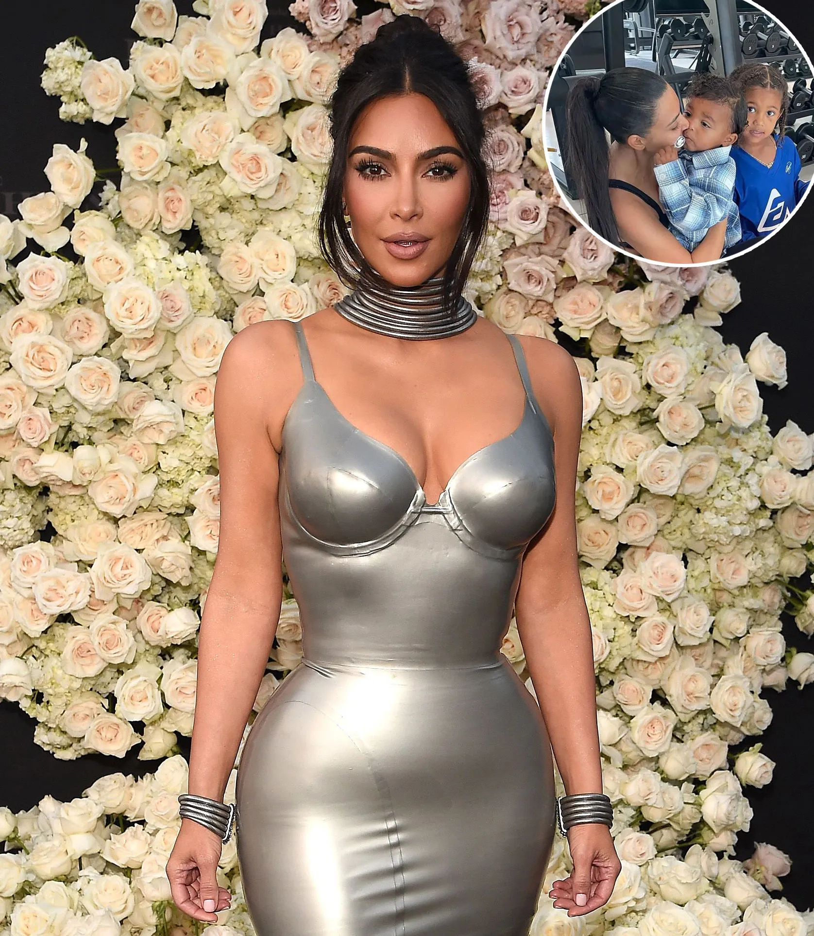 Kim Kardashian Publicly Scolds Sons Saint and Psalm for Misbehaving