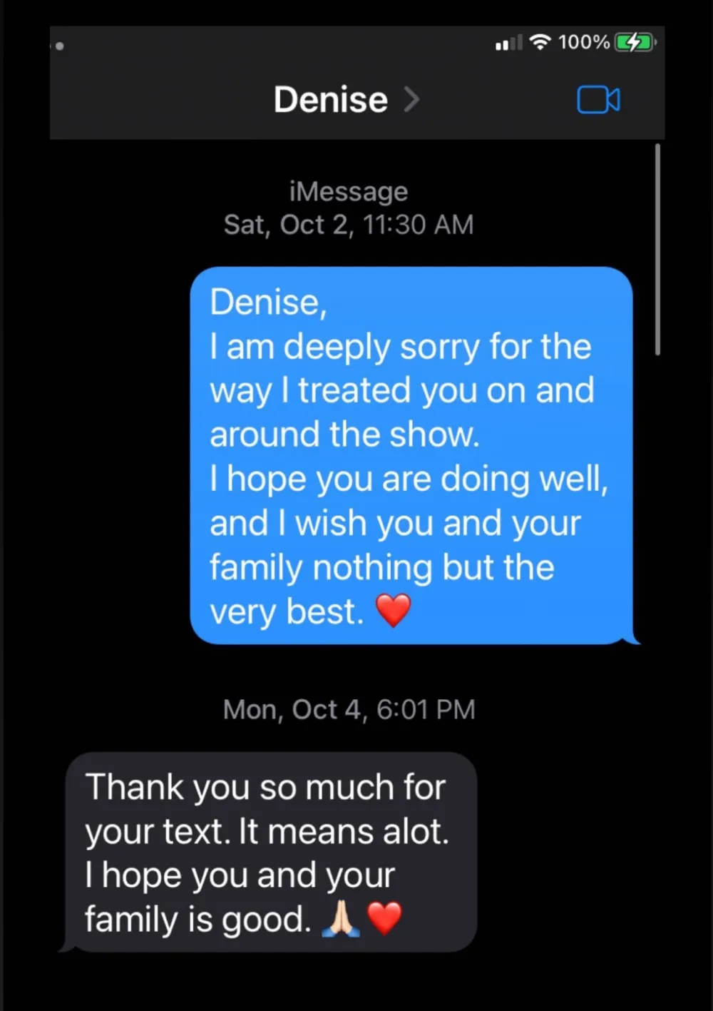 Lisa Rinna Shares Receipts of Her Apology to Denise Richards: &lsquo;I Am Deeply Sorry for the Way I Treated You&rsquo;