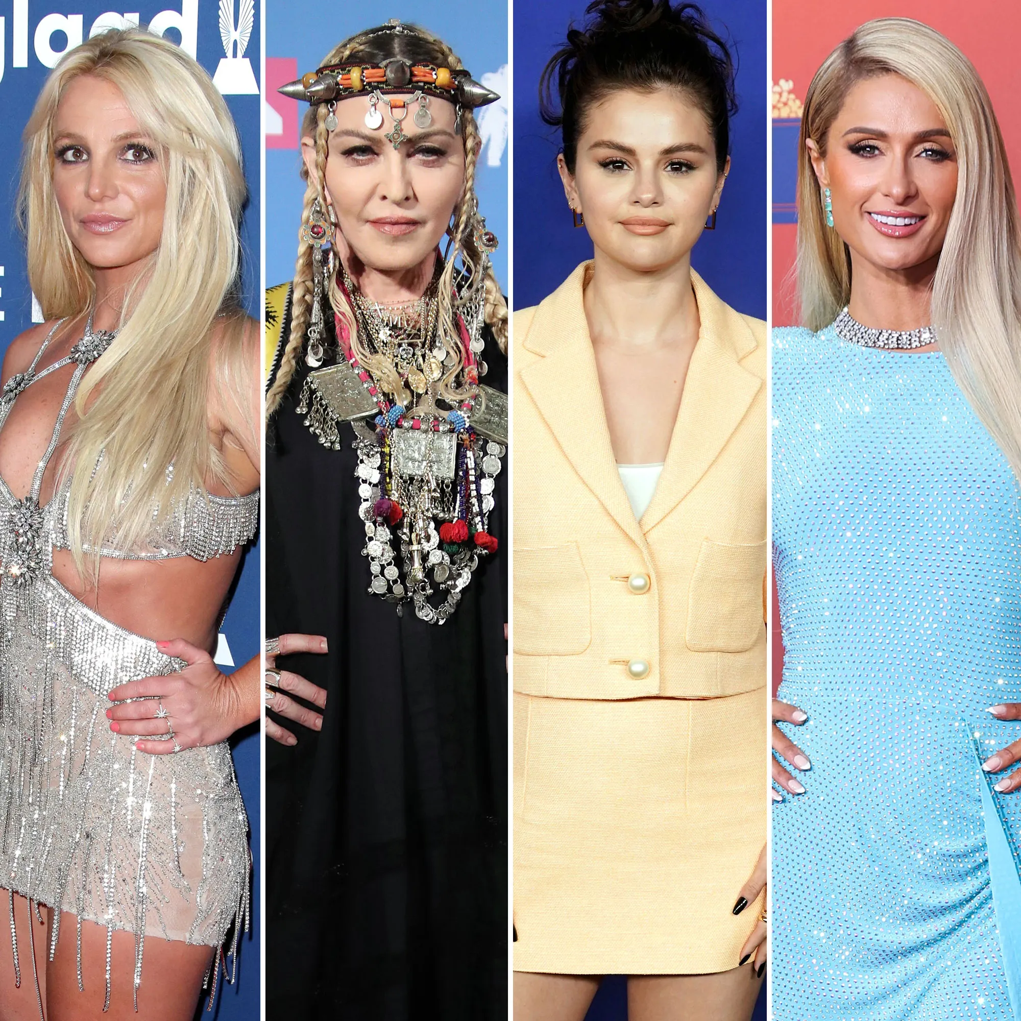 Madonna Selena Gomez Drew Barrymore and Paris Hilton Sing Vogue at Britney Spears Wedding