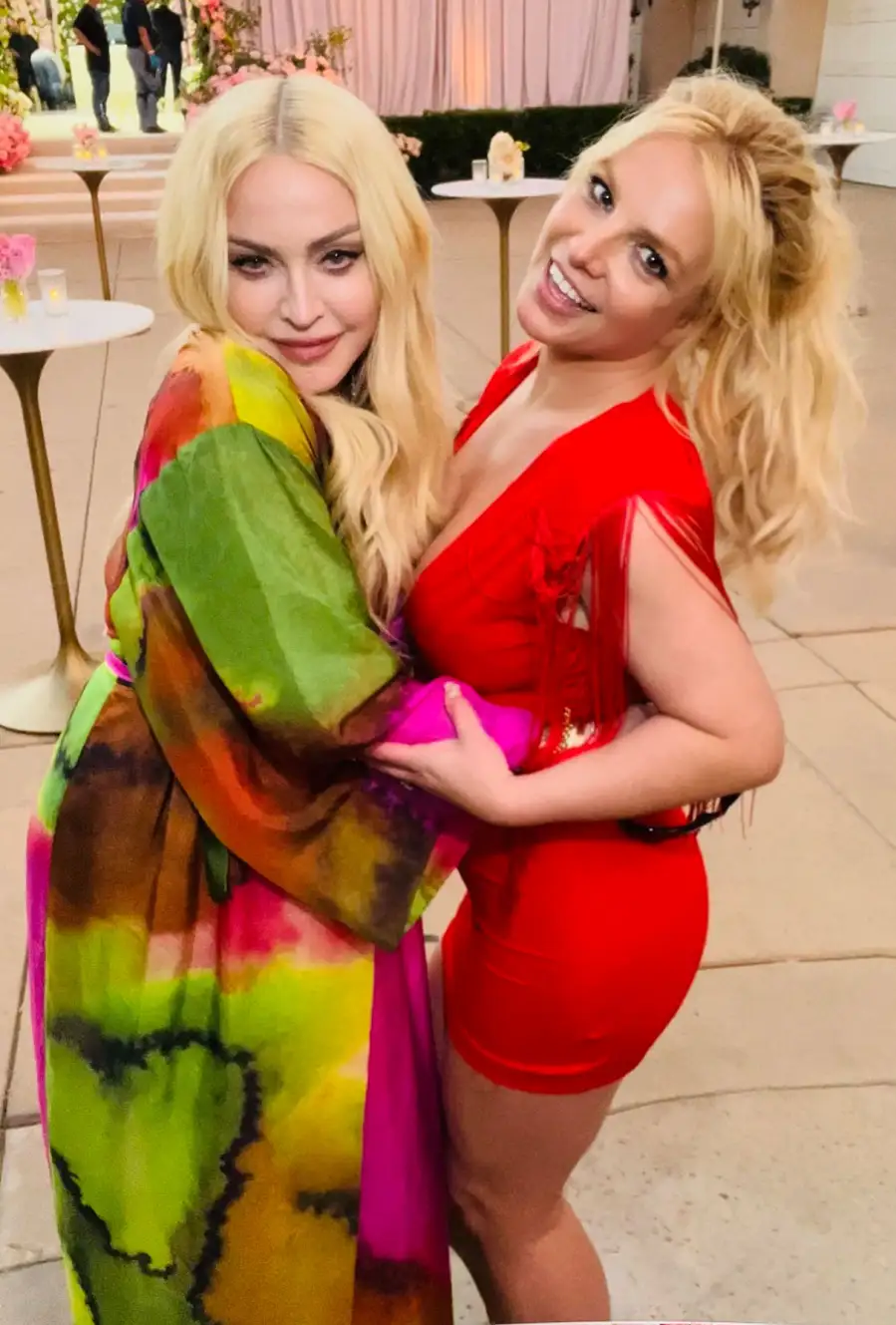 Madonna and Britney Spears 03 Inside Britney Spears Sam Asghari Intimate Wedding
