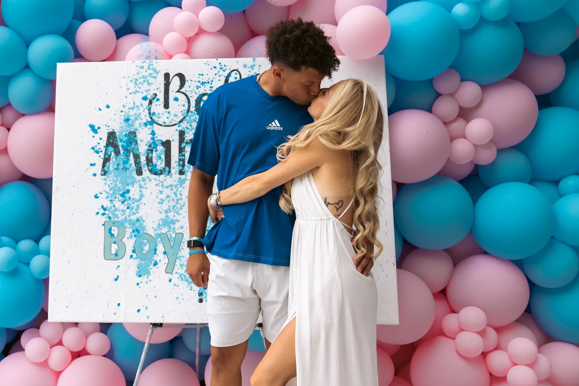 NFL Star Patrick Mahomes and Wife Brittany Announce Sex of Baby No. 2 — With Squirt Gun Reveal