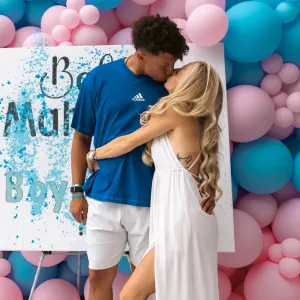 NFL Star Patrick Mahomes and Wife Brittany Announce Sex of Baby No. 2 — With Squirt Gun Reveal