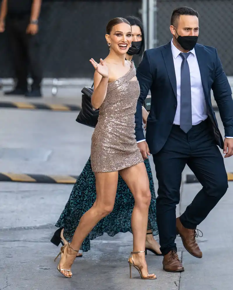 Natalie Portman at "Kimmel"