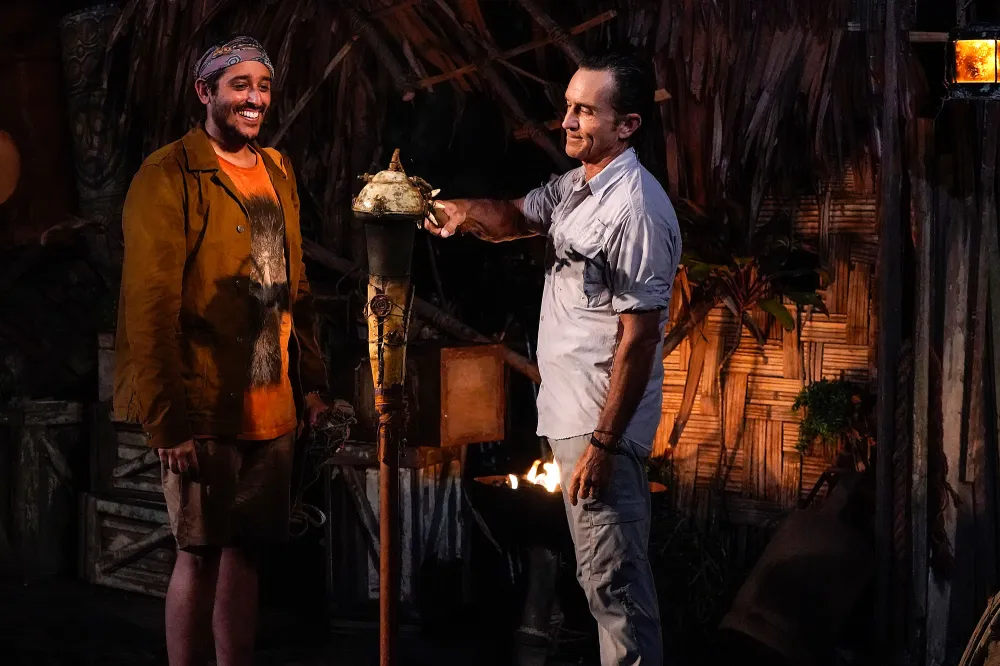 Omar Zaheer and Jeff Probst Survivor 42 Omar Zaheer Exit Interview