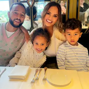 Tooth Fairy Time! Chrissy Teigen's Son Miles Knocks Sister Luna's Tooth