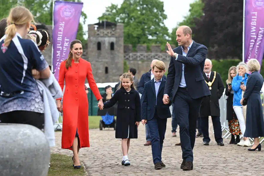 Prince George and Princess Charlotte Join Prince William and Kate Middleton in Wales During Surprise Jubilee Outing