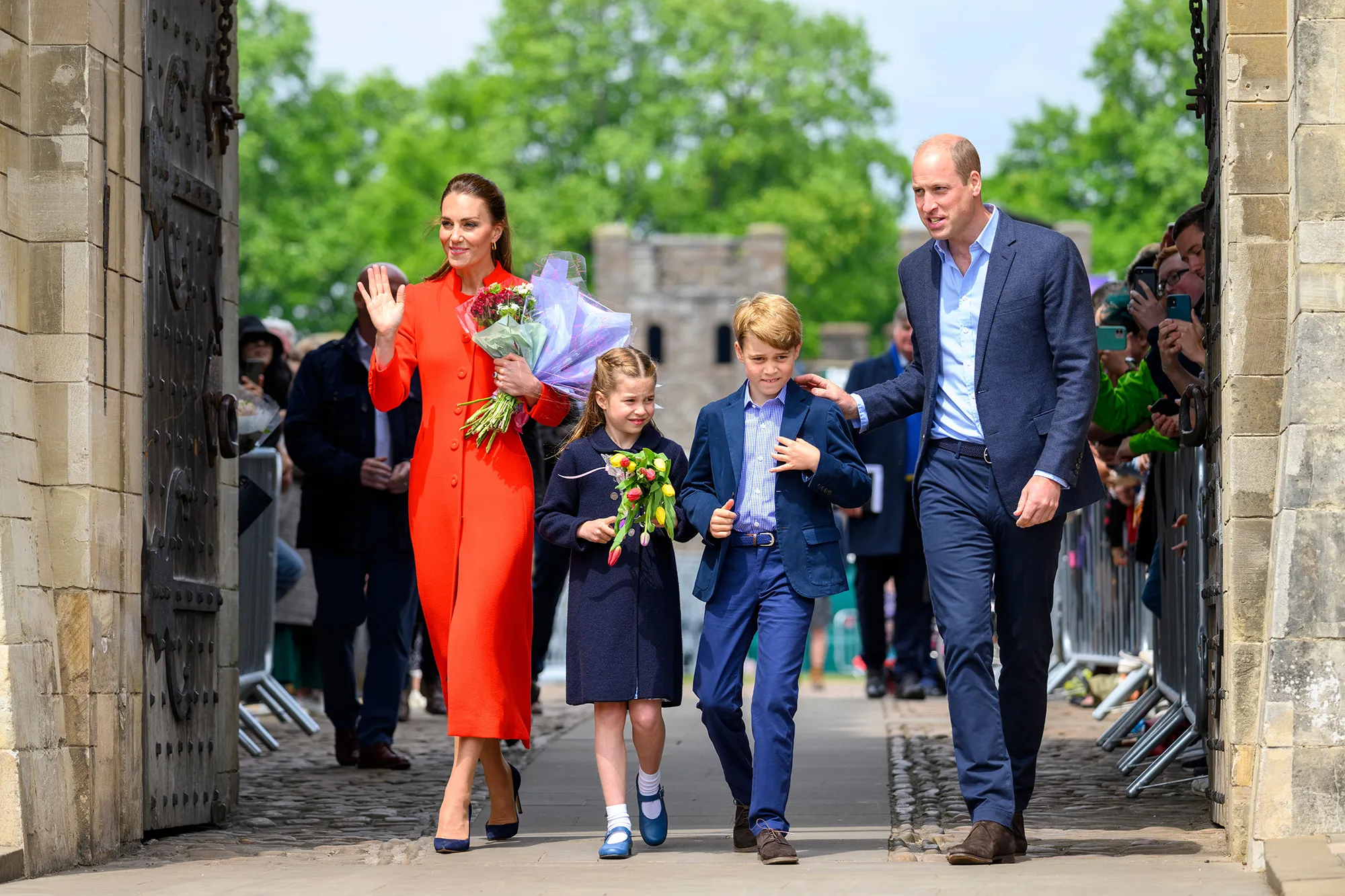 Prince George and Princess Charlotte Join Prince William and Kate Middleton in Wales During Surprise Jubilee Outing