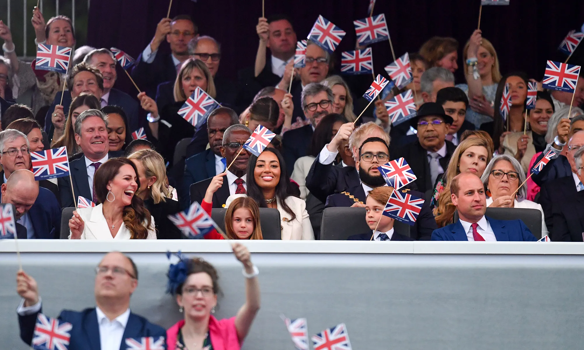 Prince Harry, Meghan Markle Skip ‘Platinum Party’ Concert While George, Charlotte Attend Without Little Brother Louis