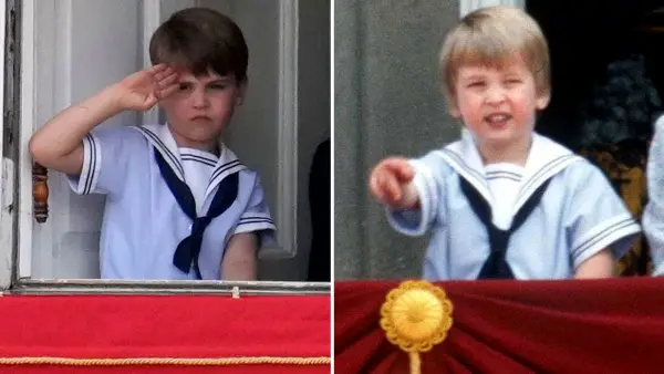 Prince Louis Wears Dad Prince William's Sailor Suit
