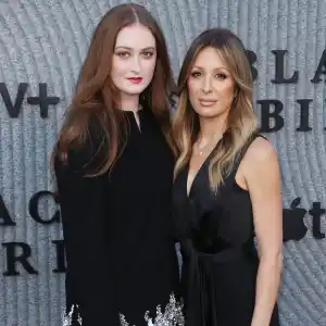 Ray Liotta Daughter Fiancee Support Him Black Bird Premiere Karsen Liotta Jacy Nittlolo