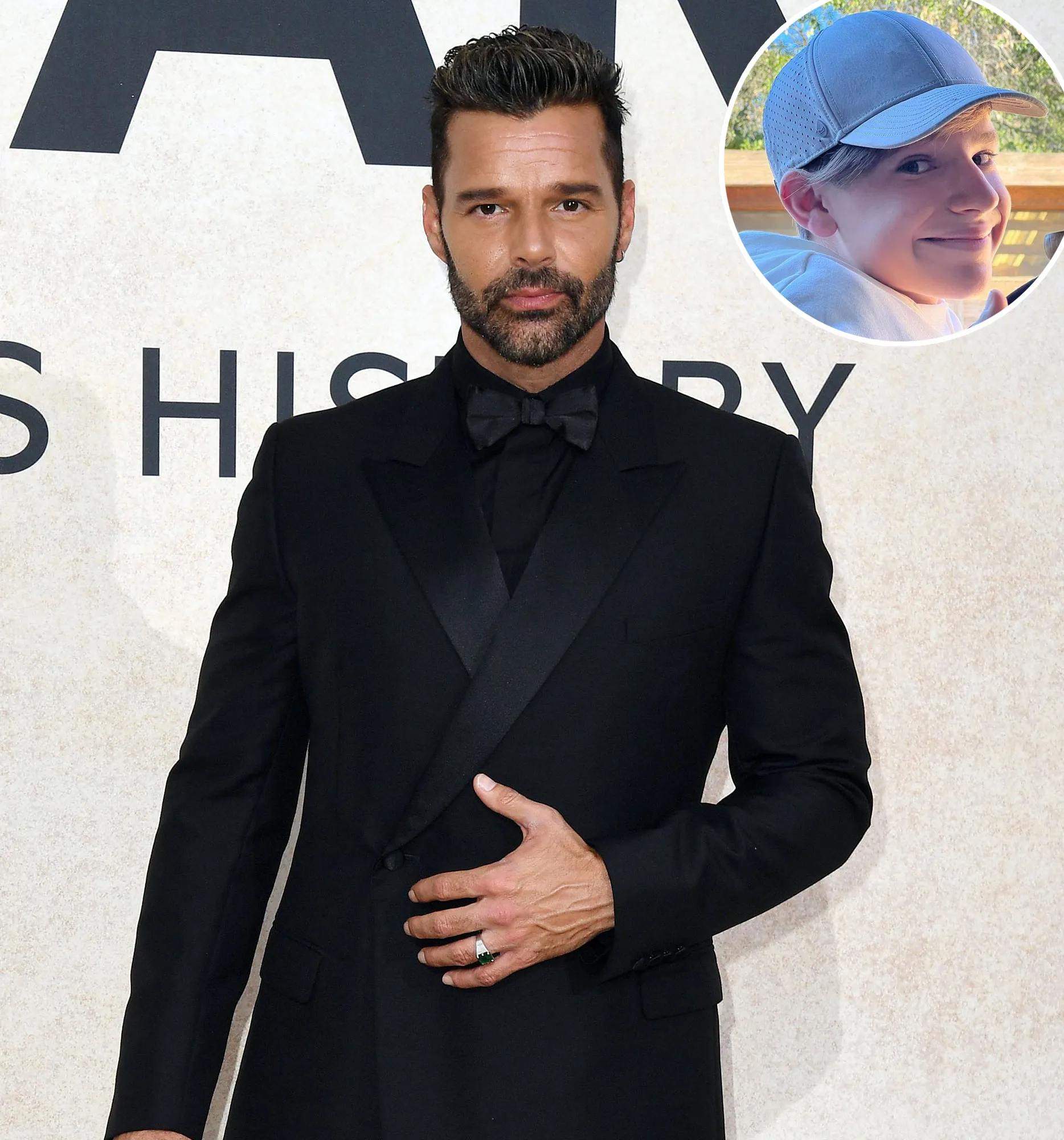 Ricky Martin&rsquo;s Son Matteo 13 Joins Him On Set For Music Video in Rare Photo