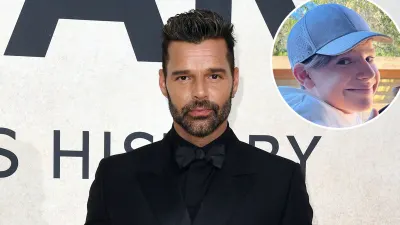 Ricky Martin’s Son Matteo 13 Joins Him On Set For Music Video in Rare Photo