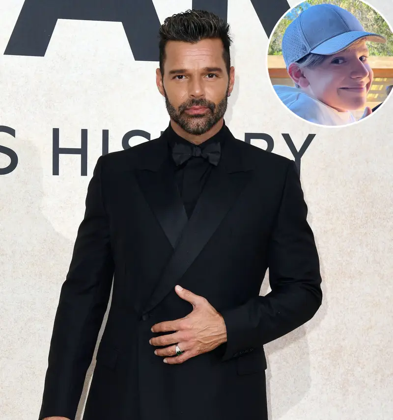 Ricky Martin’s Son Matteo 13 Joins Him On Set For Music Video in Rare Photo
