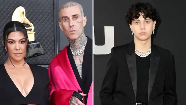 So Sweet Travis Barker Son Landon Praises Amazing Kourtney Kardashian