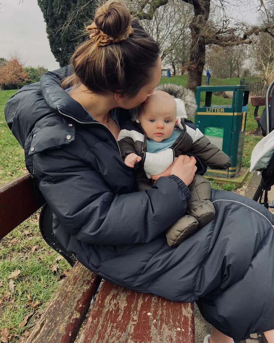 Tom Mann Late Dani Hampsons Family Album With Son Bowie Photos