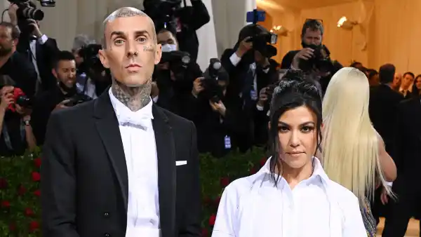 Travis Barker Shows Off Kourtney Underwear With His Name Them