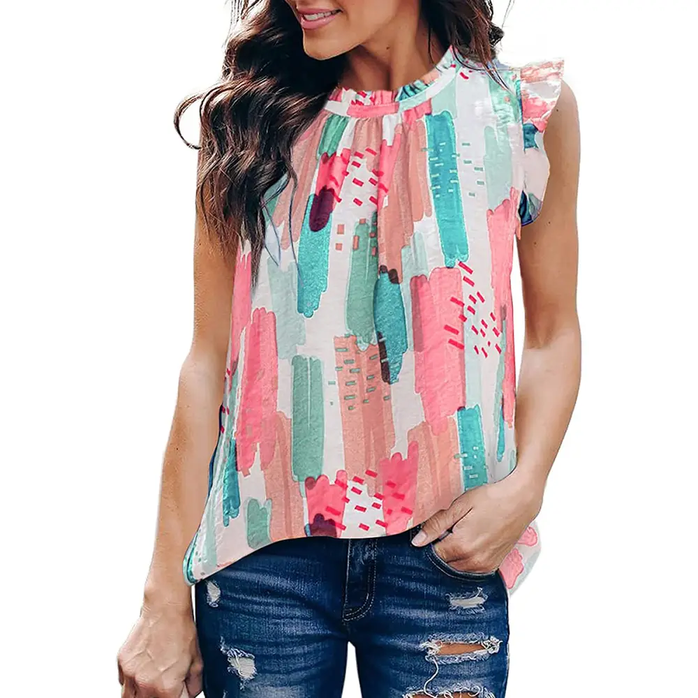 amazon-asvivid-colorful-blouse-blue-pink