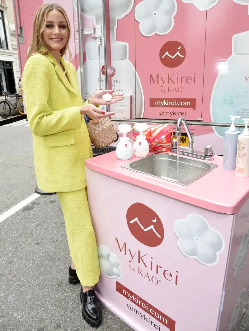 hot pics Olivia Palermo MyKirei By KAO Wash + Go Event in NYC TikTok-Famous Foam Hand Washes