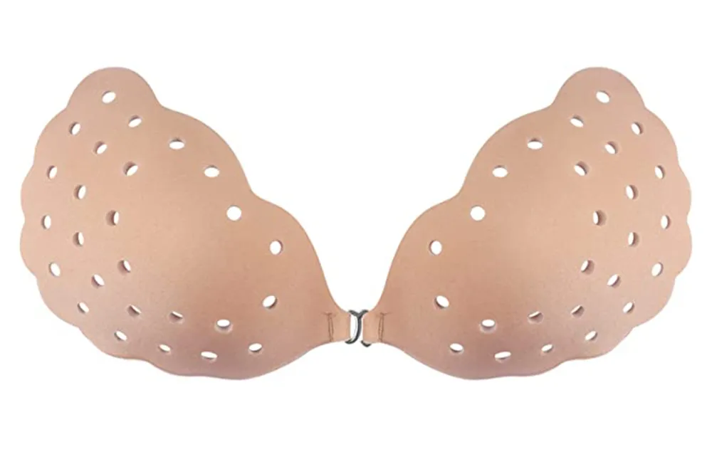 nude sticky bra