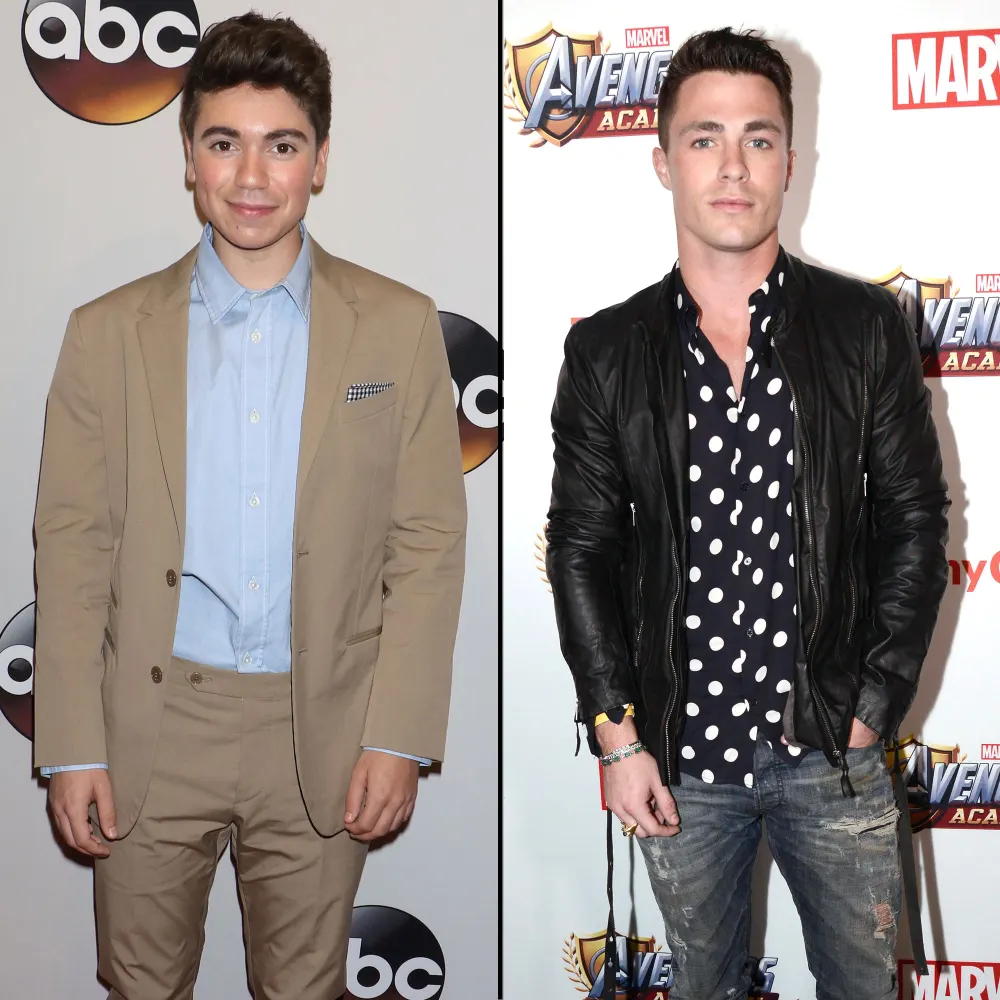&lsquo;Real O&rsquo;Neals&rsquo; Star Noah Galvin Slams Colton Haynes&rsquo; Coming Out: It&rsquo;s F&ndash;king Bulls&ndash;t tan suit polka dot top