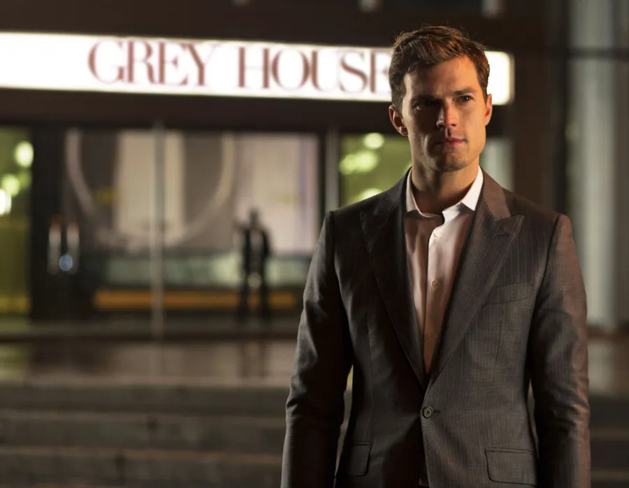 50 Shades of Grey Movie: The Sexiest Stills and Photos of the Cast suit no tie