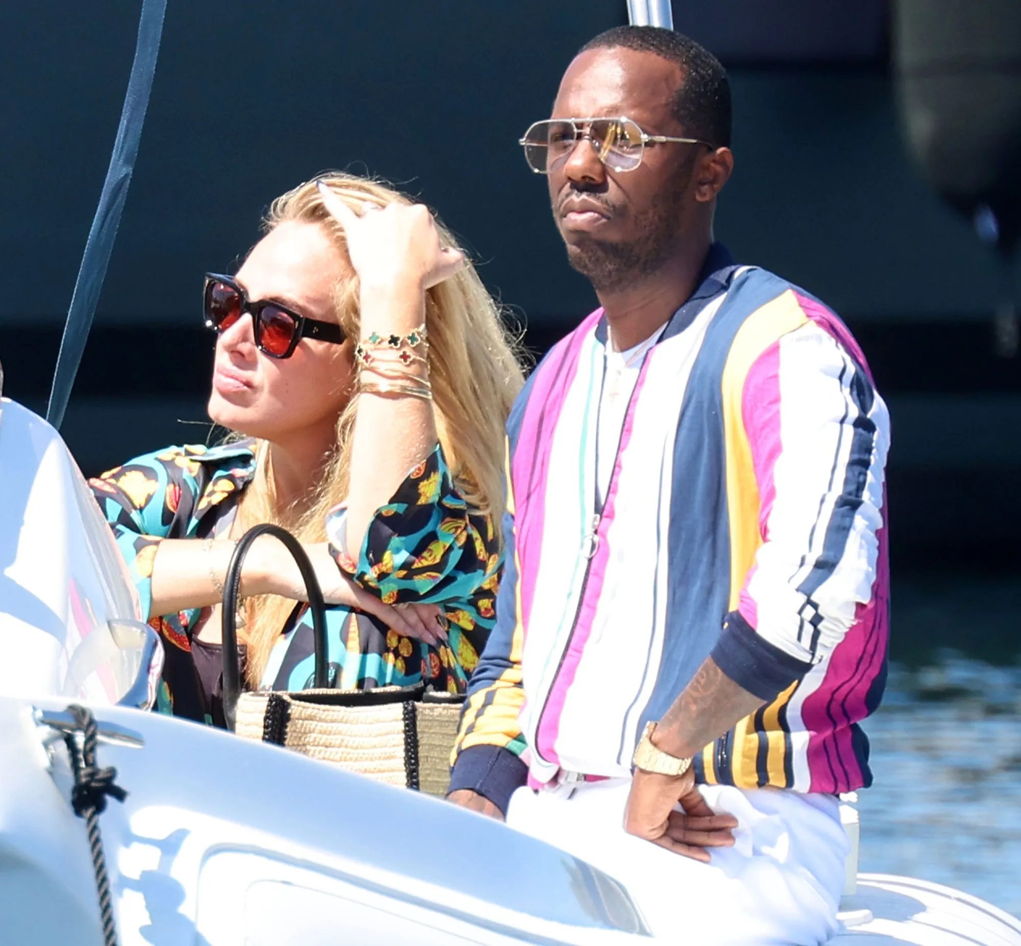 Adele Cozies Up to Boyfriend Rich Paul on Summer Getaway to Sardinia