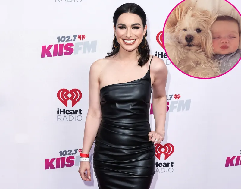 Ashley Iaconetti Son and More Celeb Kids Cuddle With Pets Dawson Haibon and Lois Promo
