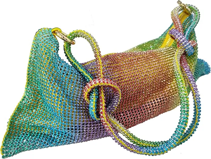 Avilego Rhinestone Hobo Bag