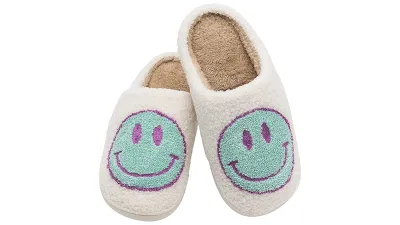 CHATTE Retro Smiley Face Slip-On Slipper