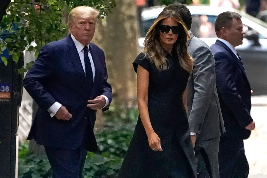 Donald Trump and More Family Members Mourn at Ivana Trump's Funeral 1 Week After Her Death: Photos