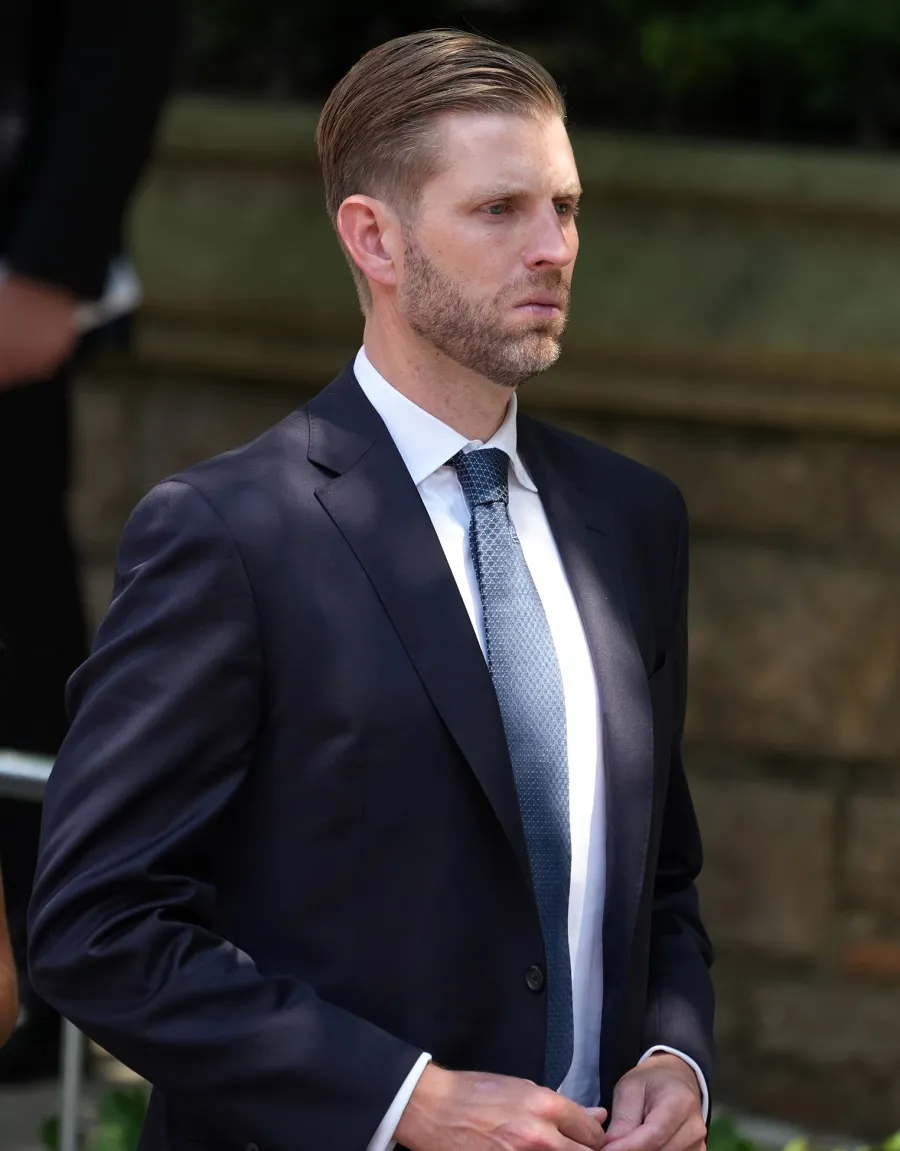 Donald Trump and More Family Members Mourn at Ivana Trump's Funeral 1 Week After Her Death: Photos