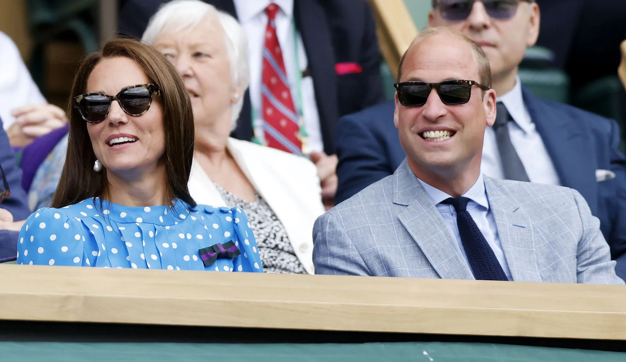 Duchess Kate and Prince William Enjoy Wimbledon With Her Mom Carole Middleton and Dad Michael Middleton