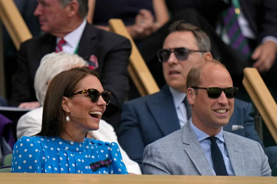 Duchess Kate and Prince William Enjoy Wimbledon With Her Mom Carole Middleton and Dad Michael Middleton