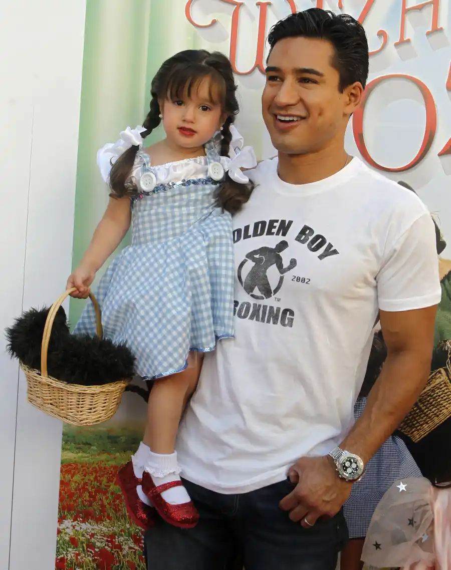 Famous Celeb Dads and Daughters Mario lopez