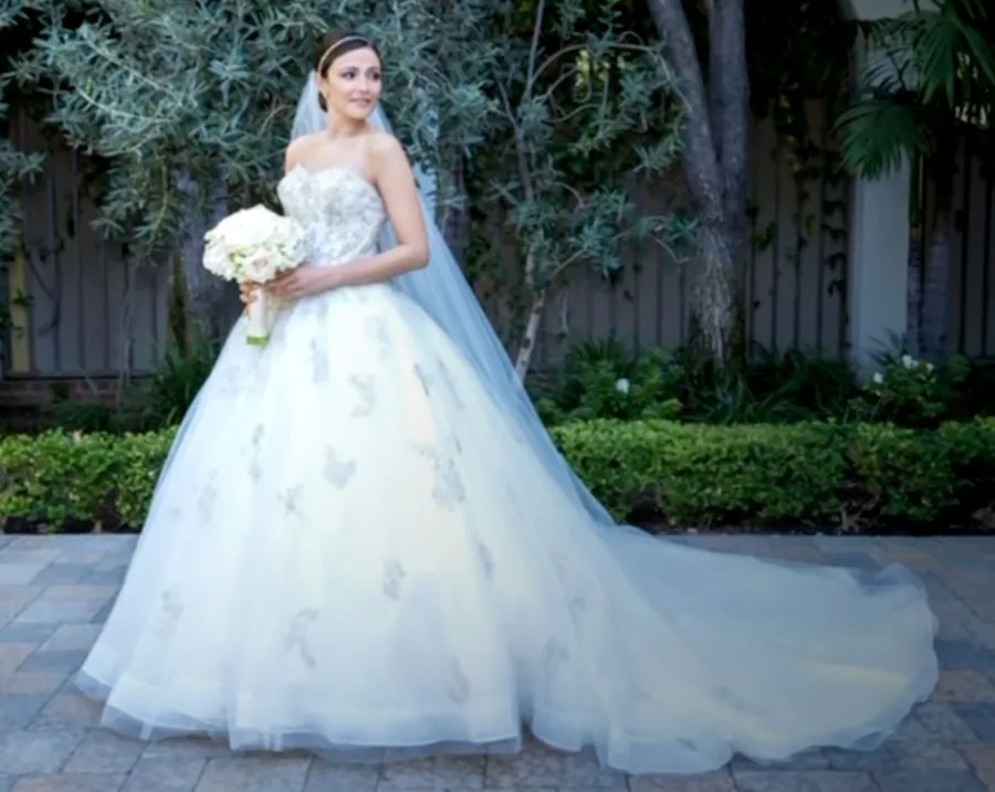 Inside Italia Ricci and Robbie Amell’s Traditional Italian Wedding gown