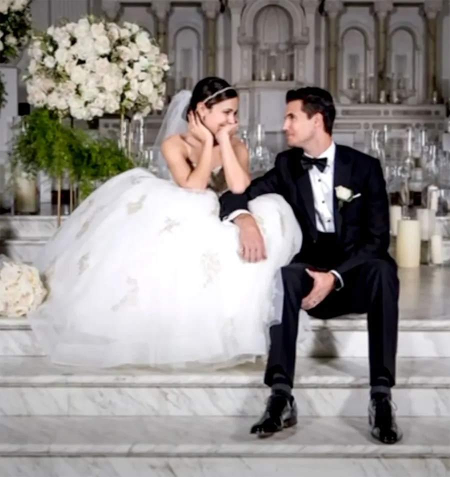 Inside Italia Ricci and Robbie Amell’s Traditional Italian Wedding sitting