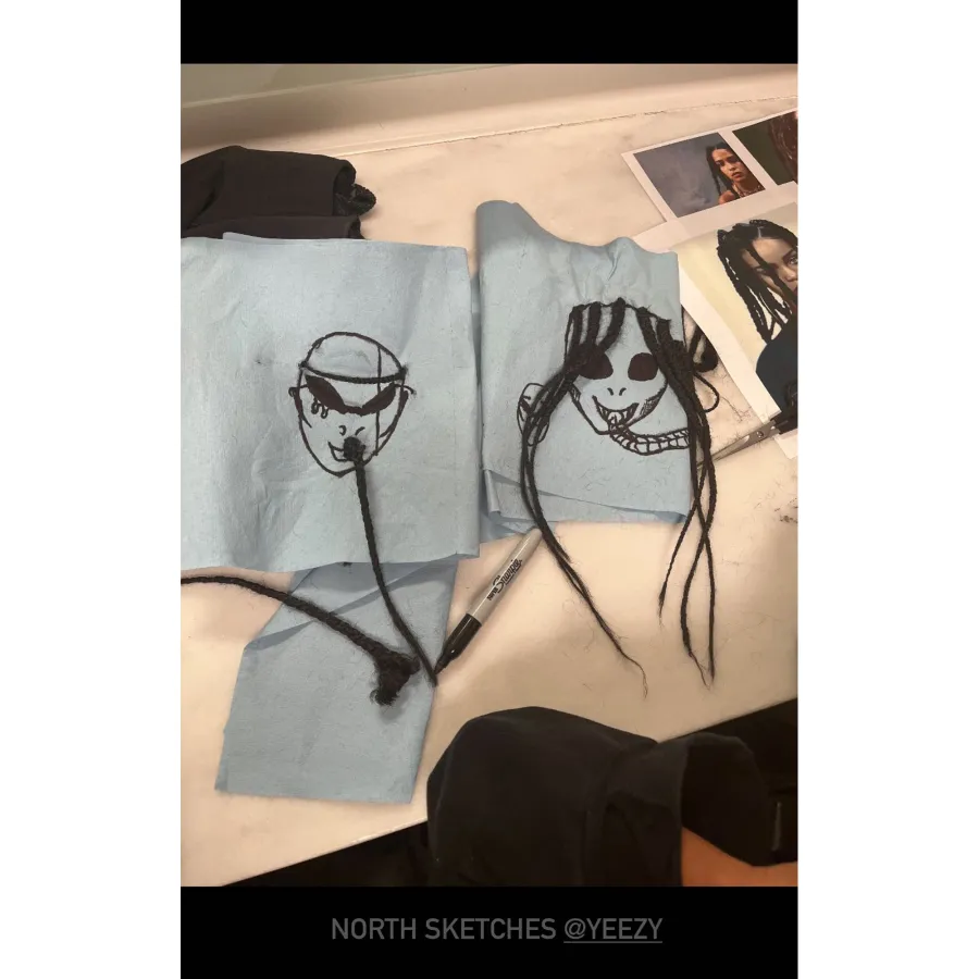 Inside North West’s Artistic Visit to Dad Kanye West’s Yeezy Design Studio