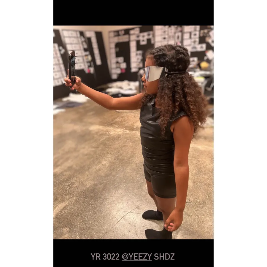 Inside North West’s Artistic Visit to Dad Kanye West’s Yeezy Design Studio