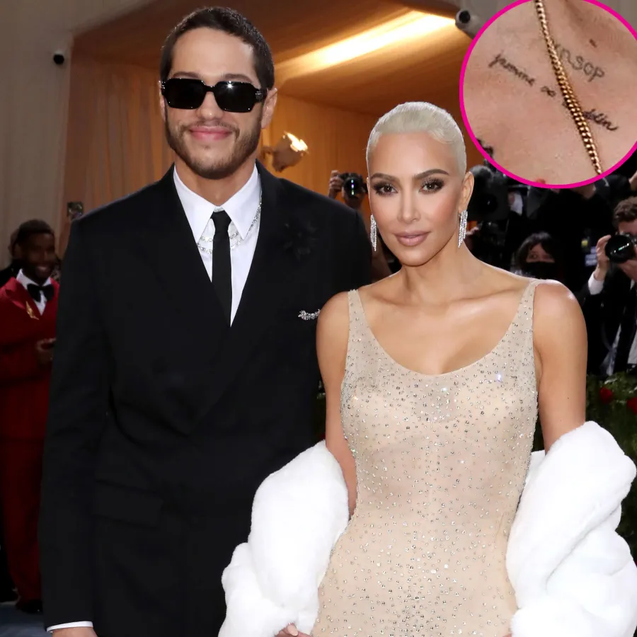 Jasmine and Aladdin'! See Pete Davidson's Tattoos for Kim Kardashian