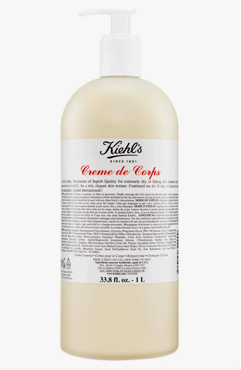 Kiehl's Creme de Corps Body Moisturizer